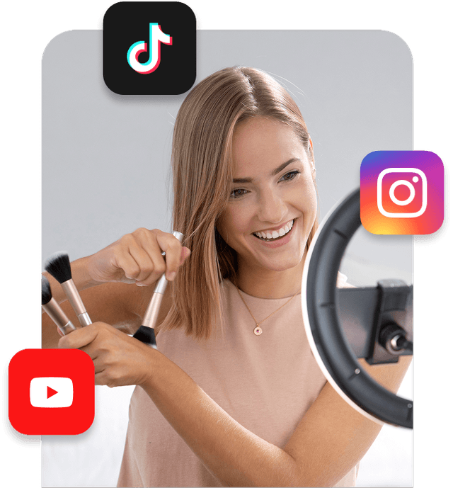 Crea videos para Reels, TikTok & Shorts