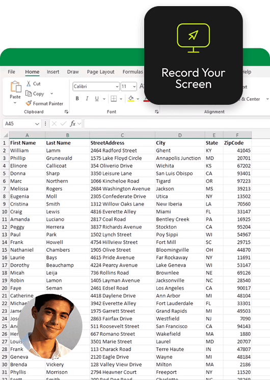 Graba y edita tutoriales de pantalla